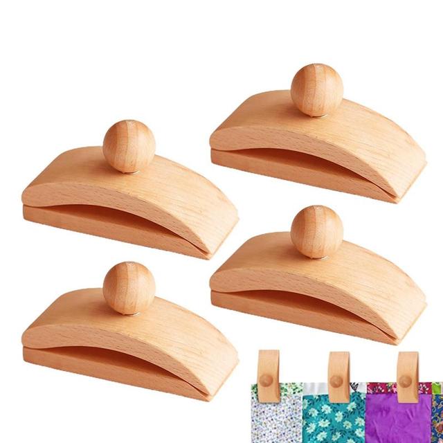 4 Pcs Wooden Tapestry Holders For Wall Quilt Wall Hanger Blanket Clip Quilt  Holder For Wall Display Hanger home supplies - AliExpress